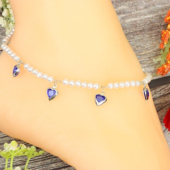 "Elegant Handmade Anklet – Delicate Jewelry for Women, MAR091409 - Picture 8 of 10